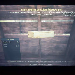 Enclave Aligned Flamer Barrel