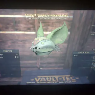 Glowing Scorchbeast Mask