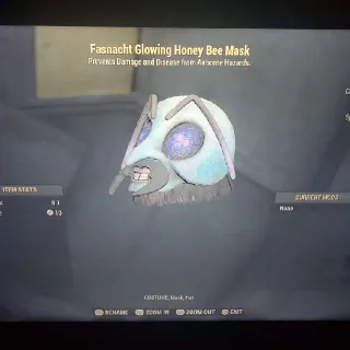 Glowing Honey Bee Mask