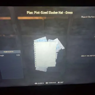 Pint Sized Slasher Hat Green