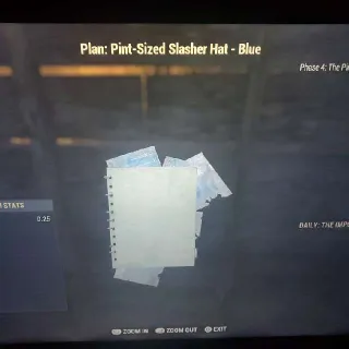 Pint Sized Slasher Hat Blue