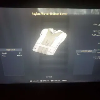Asylum Worker Uniform Forest