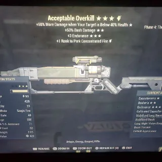 Acceptable Overkill