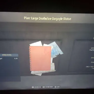 Large Deathclaw Gargoyle