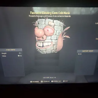Glowing Corn Cob Mask