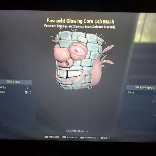Glowing Corn Cob Mask