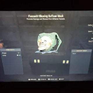 Glowing Buffoon Mask