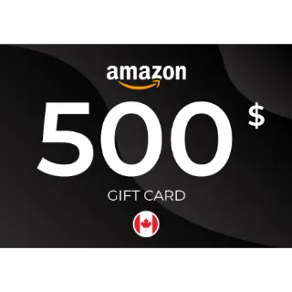 $ 500.00 CAD Amazon