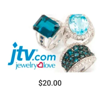 $20.00 jtv.com USA Gift Card 20USD 🇺🇸 20$ USD