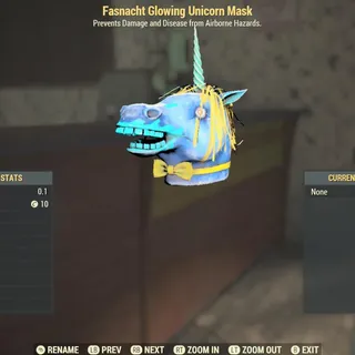 Glowing Unicorn Mask