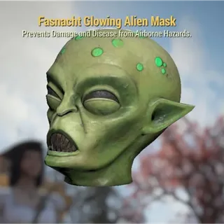 Glowing Alien Mask