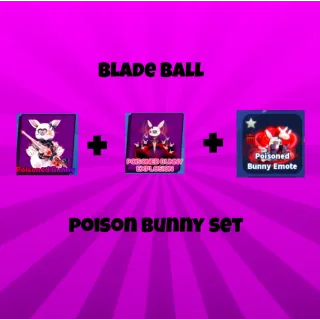 BLADE BALL- POSION BUNNY SET