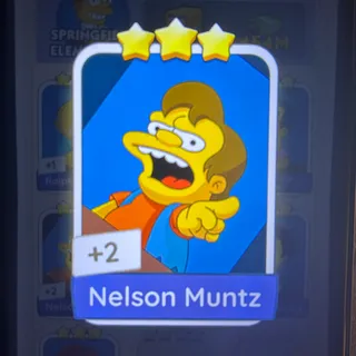 Nelson Muntz 3⭐️