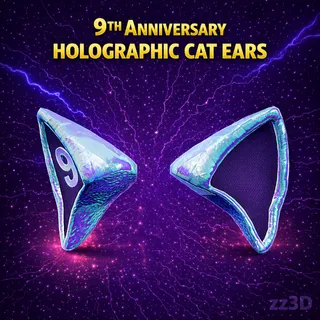 9th Anniversary Holographic Cat Ears