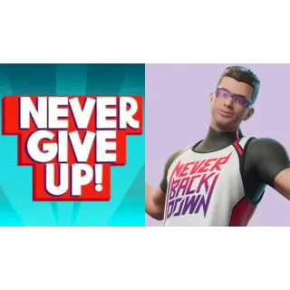 Never GIVE UP! Fortnite Emoticon Code!