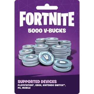 Fortnite 5000 V-Bucks Instant Deliver