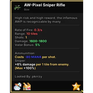 Pixel Quest - AW-Pixel Sniper Rifle