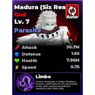 Roll Anime to Fight! -Lv.7 Parasite Madura  (Six Realms) | Trait Viking