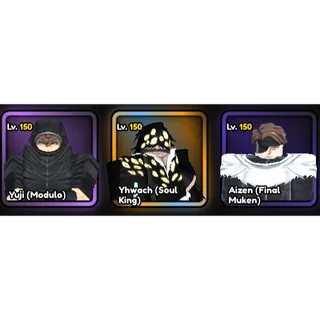 Yuji (modulo) + Yhwach (Soul king) + Aizen (Final muken) - Anime Guardians