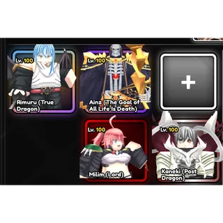 Rimuru (True Dragon) + Kaneki (Post Dragon) + Ainz (The Goal of All Life Is Death)  -  Anime Guardians