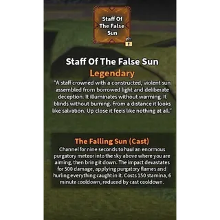 The Veil - Staff of the False Sun