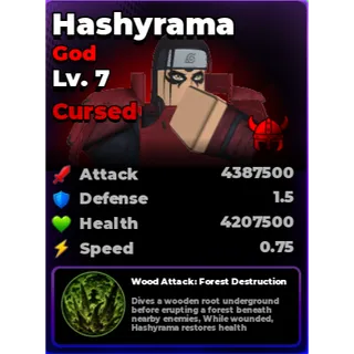 Roll Anime to Fight! -Lv.7 Cursed Hashyrama | Trait Viking