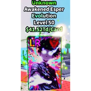 Anime Card Farm - UNKNOW AWAKENED ESPER EVOLUTION