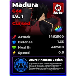 Roll Anime to Fight! - lv 1 madura cursed | traits superior