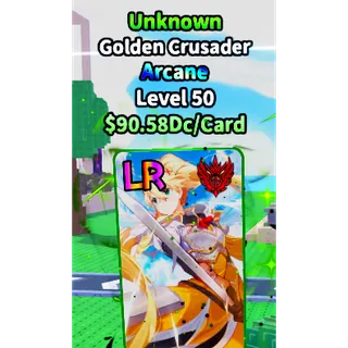 Anime Card Farm - 90.58 dc Unknow Golden Crusader