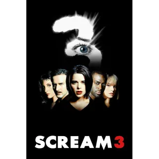 Scream 3 4k Vudu or Itunes