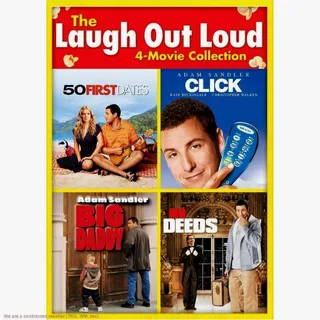 50 First Dates, Click, Mr. Deeds, Big Daddy (4-Digital Movie Code) SD MA Code