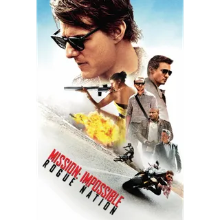 Mission: Impossible - Rogue Nation HD Vudu or iTunes Code