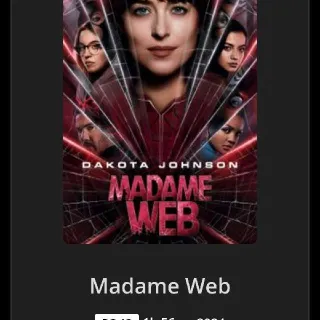 Madame Web 4k MA Code