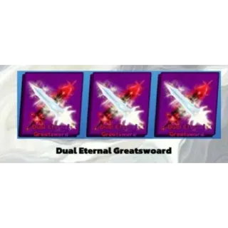 Limited Dual Eternal Greatsword Full Set - Blade Ball RBL