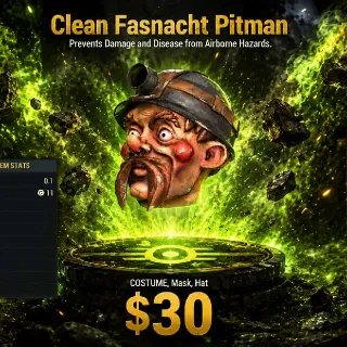 Clean Pitman Mask