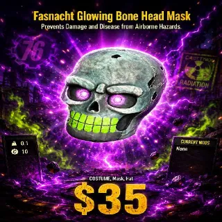 Glowing Bonehead Mask