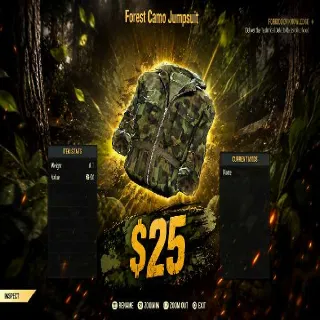 Forest Camo Jumpsuit