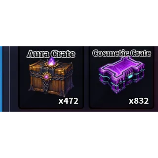 125x Aura + 125x Cosmetic Crates