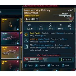 Modded Manufacturing Rallying Hemorrhage |PC/PS/XBOX