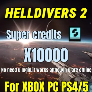 10000 SUPER CREDITS | PC/PS/XBOX | (offline works)