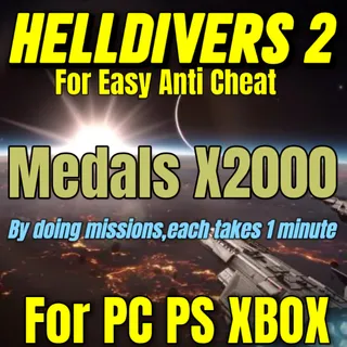 HELLDIVERS 2 2000 Medals