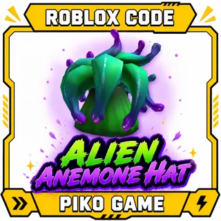 Roblox apparel code | Alien Anemone Hat | cross platform 