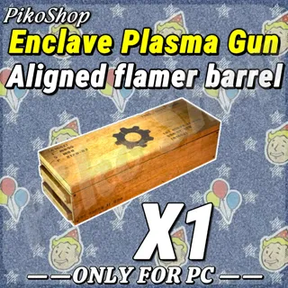 Enclave Plasma Gun Aligned flamer barrel