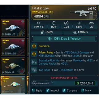 LV.70 Modded Assault Rifle