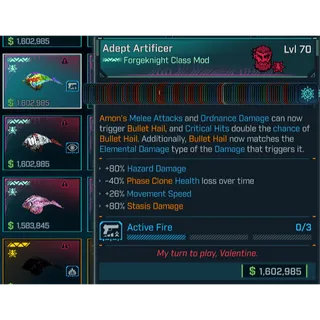 Modded Amon Class Mod 