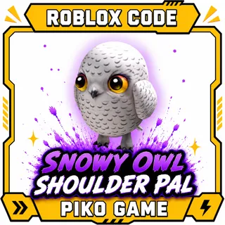 Roblox code | Snowy Owl Shoulder Pal | all platform 