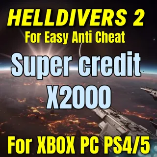 HELLDIVERS 2 2000 Super credit 