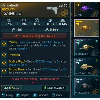 LV.70 Modded Pistol | Rangefinder