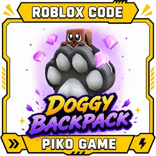 Roblox apparel code | Doggy Backpack | cross platform 
