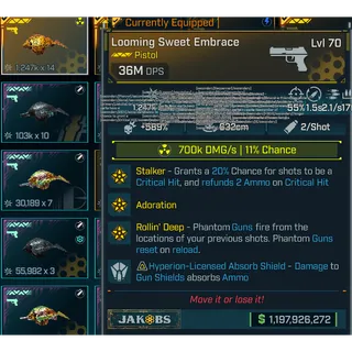 LV.70 Modded Pistol